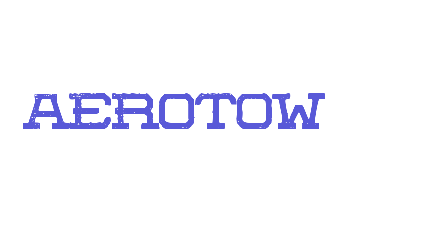 Aerotow Font Download