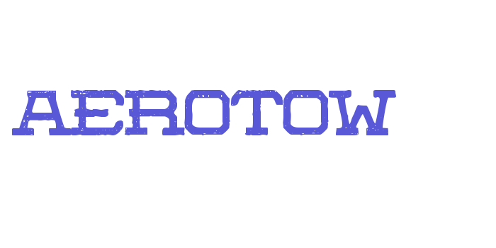 Aerotow Font Download