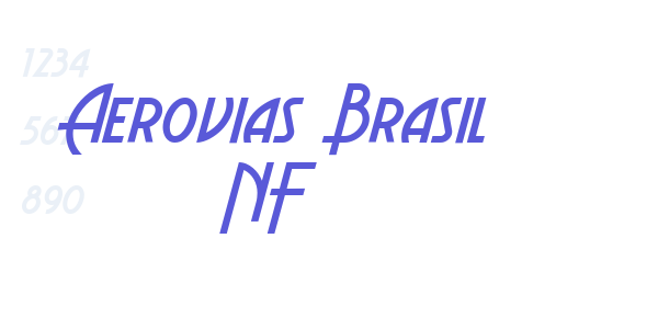 Aerovias Brasil NF font free