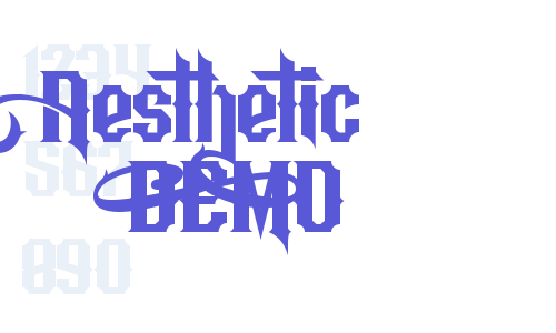 Aesthetic DEMO Font Download