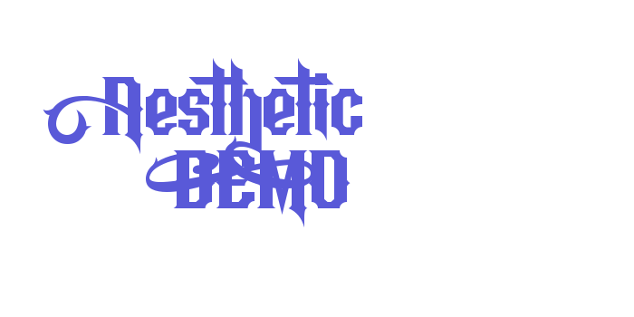 Aesthetic DEMO Font Download