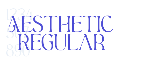 Aesthetic Regular-font-download