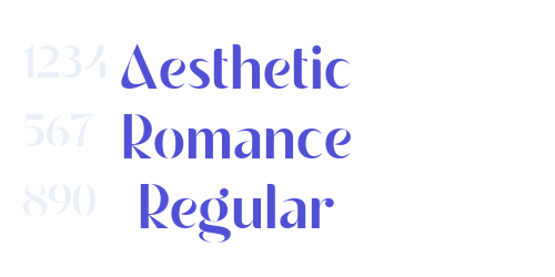 Aesthetic Romance Regular-font-download
