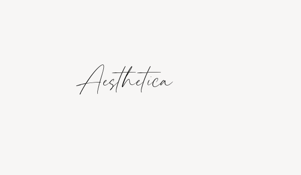 Aesthetica Font