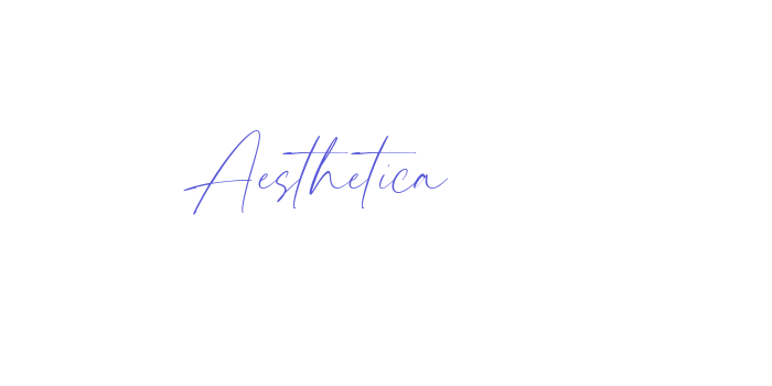 Aesthetica Font