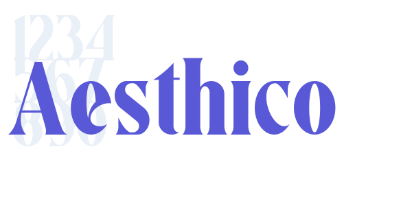 Aesthico font free