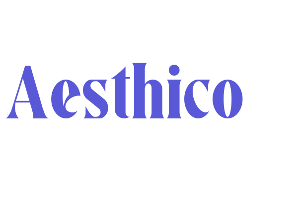 Aesthico Font