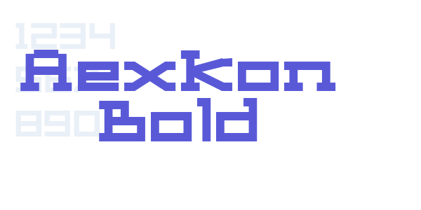 Aexkon Bold font free