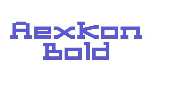 Aexkon Bold Font Download