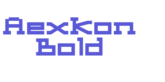 Aexkon Bold Font