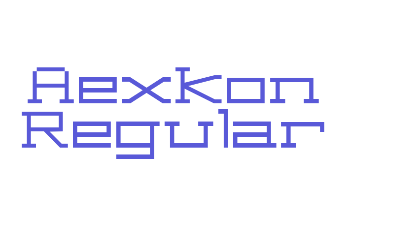 Aexkon Regular Font Download