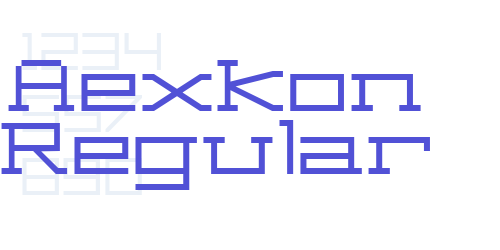 Aexkon Regular-font-download