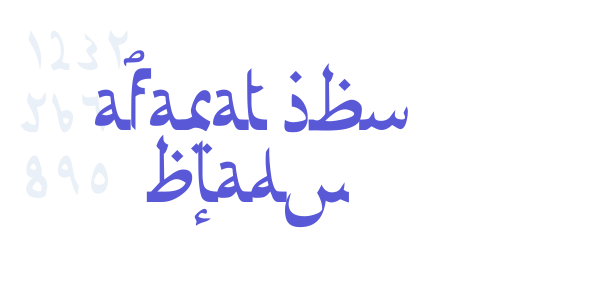 Afarat ibn Blady font free