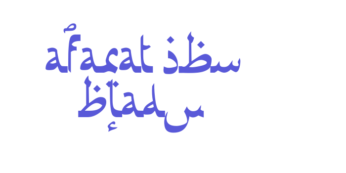 Afarat ibn Blady Font