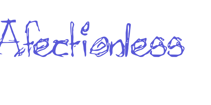 Afectionless Font Download