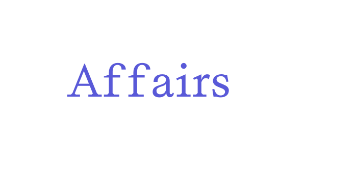 Affairs Font Download