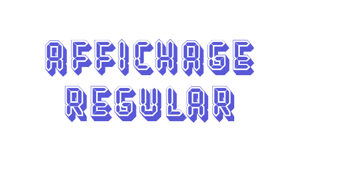 Affichage Regular Font