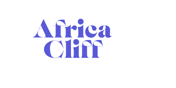 Africa Cliff Font Download