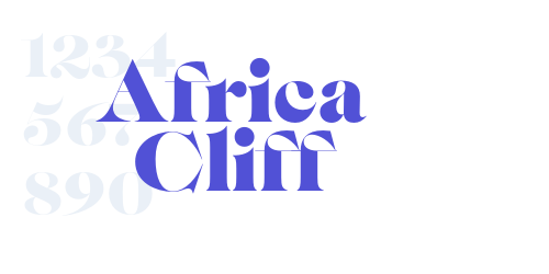 Africa Cliff-font-download
