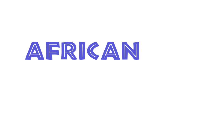 African Font