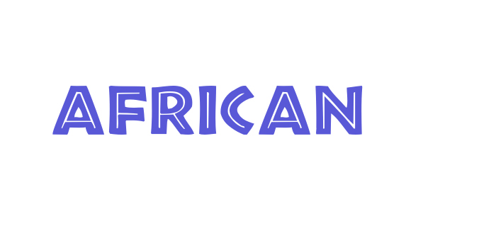 African Font Download