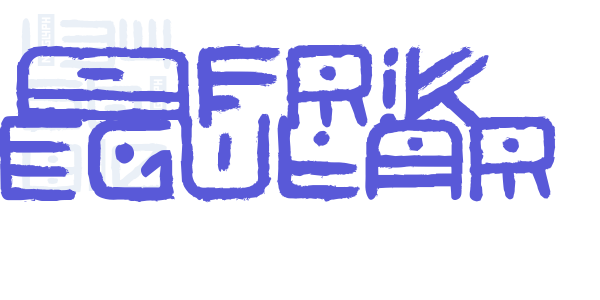 Afrik Regular font free