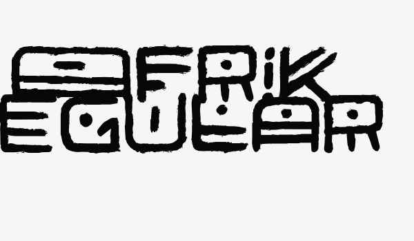 Afrik Regular Font