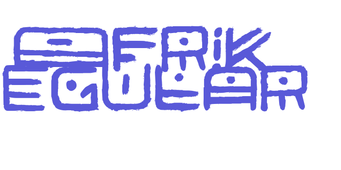 Afrik Regular Font Download