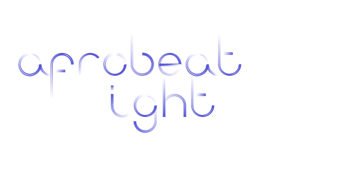 Afrobeat  Light Font Download