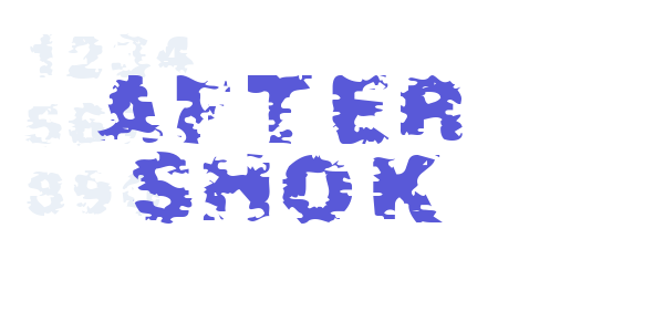 After Shok font