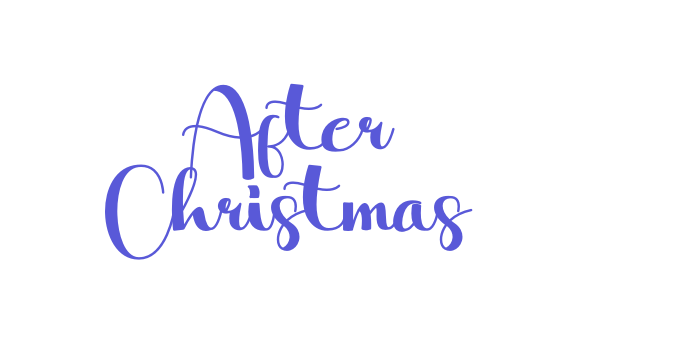 After Christmas Font Download