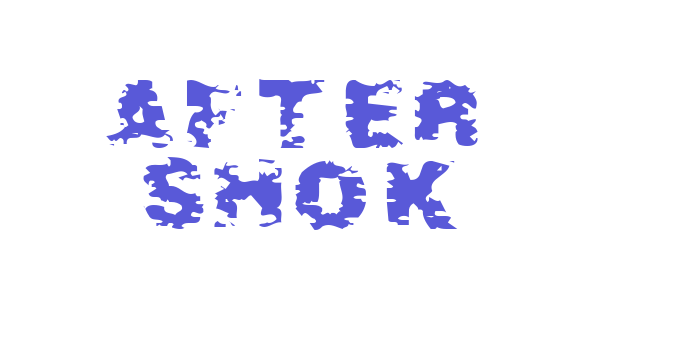 After Shok Font Download