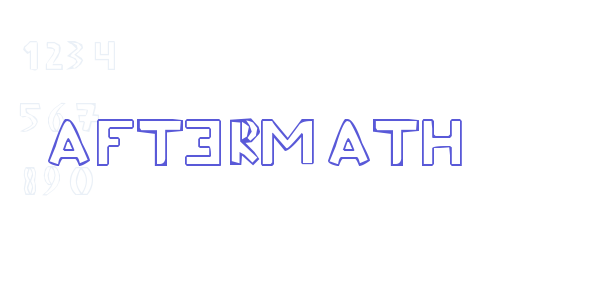 Aftermath font