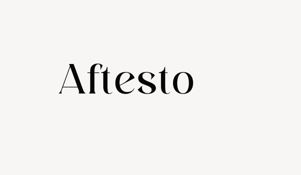 Aftesto Font