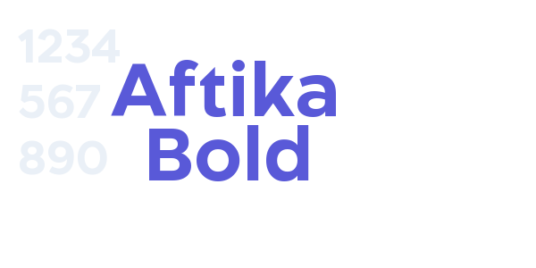 Aftika Bold font free