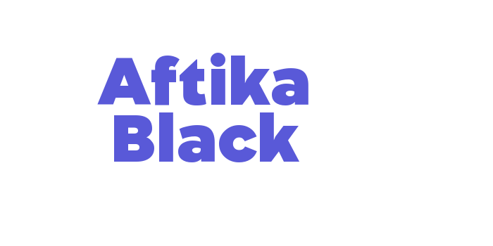 Aftika Black Font Download