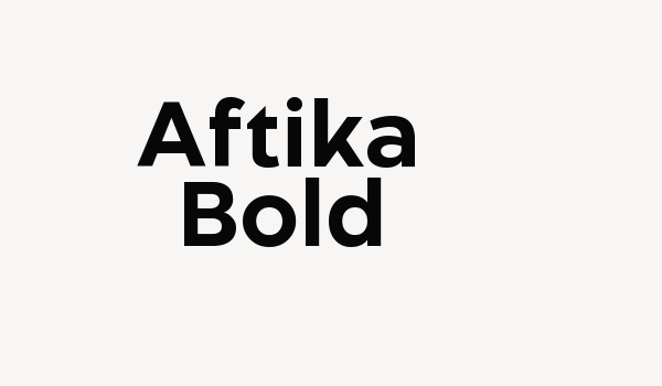 Aftika Bold Font