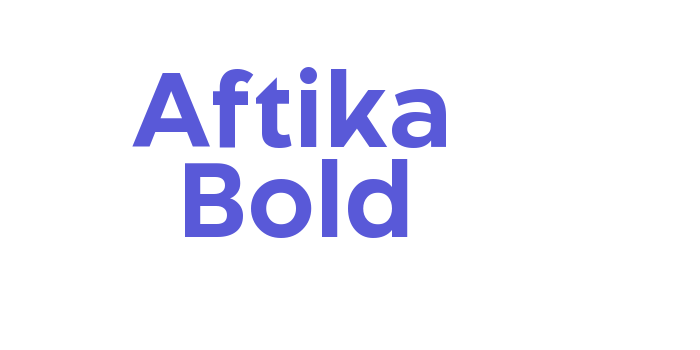 Aftika Bold Font