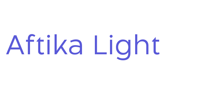 Aftika Light Font Download