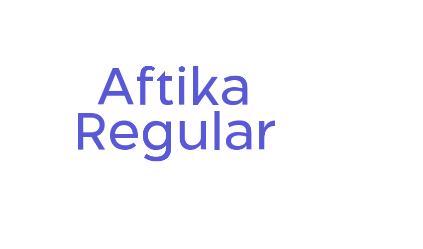 Aftika Regular Font