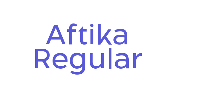 Aftika Regular Font Download