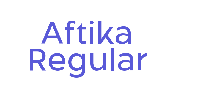 Aftika Regular Font