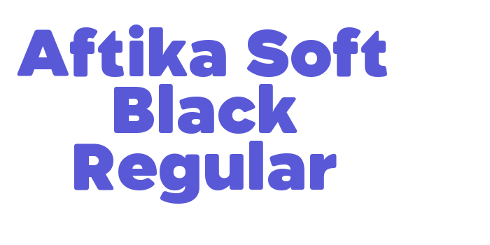 Aftika Soft Black Regular Font Download