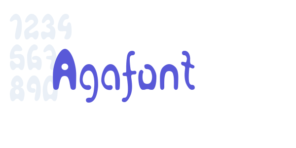 Agafont font free