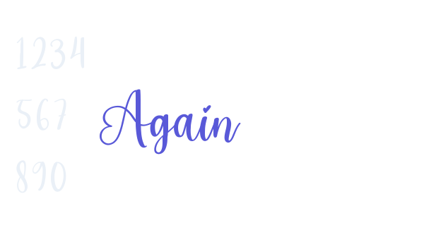 Again font free