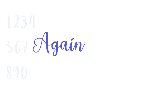 Again Font