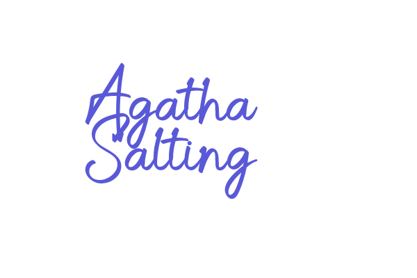 Agatha Salting Font