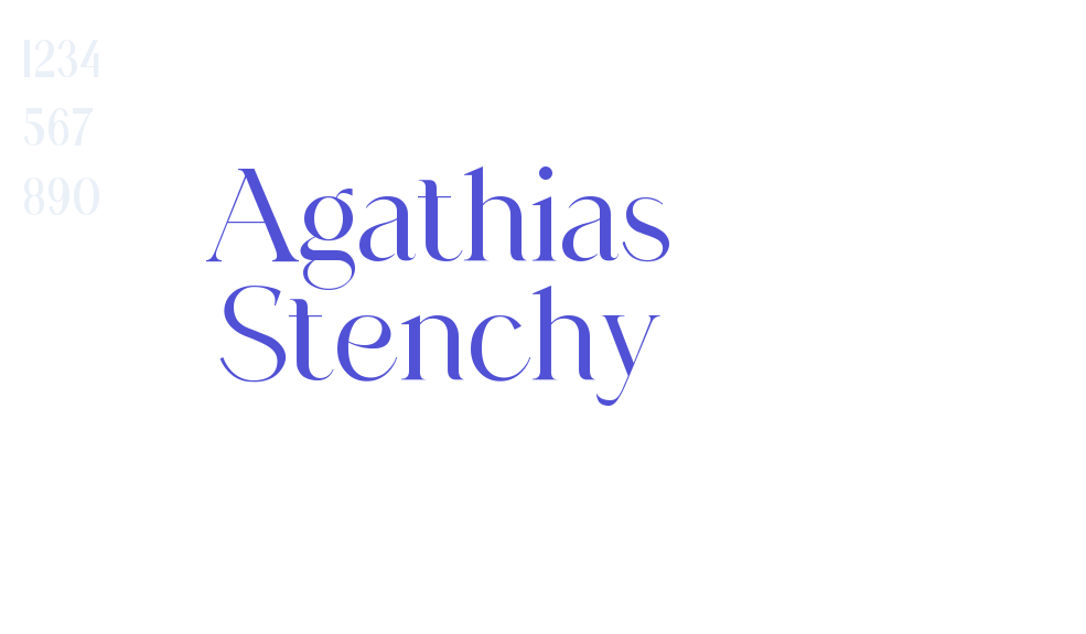 Agathias Stenchy-font-download