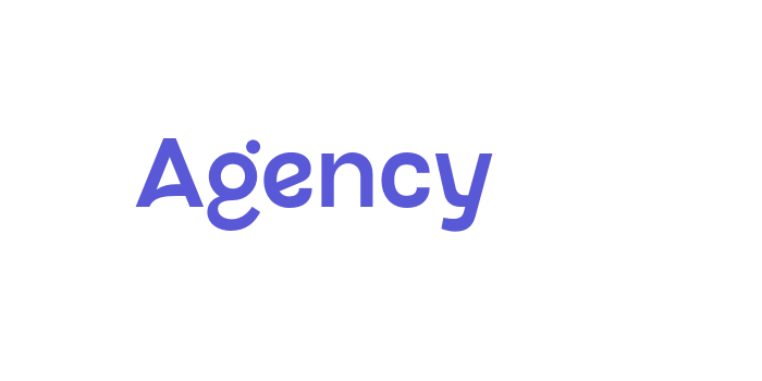 Agency Font Download