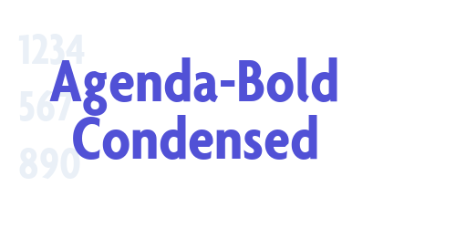 Agenda-Bold Condensed-font-download